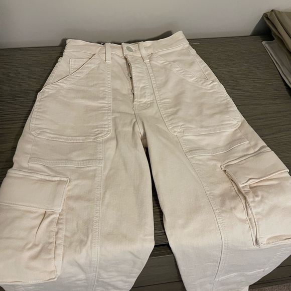 MOTHER The Private Double Pocket Straight-Leg Cargo Jeans - Picture 2 of 8